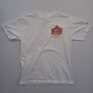 Vintage Hard Rock Cafe Niagara Falls Canada T-Shirt Medium White Heavy Tee HRC
